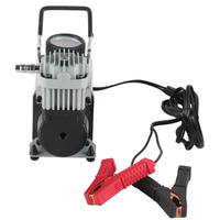 12V Portable Car Tire Inflator Single Cylinder Metal AirCompressor Pump Analog Pressure Gauge Fast Emergency Tire Inflation Pump
