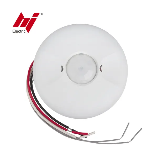 เพดานในร่มติดตั้งตรวจจับการเคลื่อนไหว360องศา Pir Motion Sensor