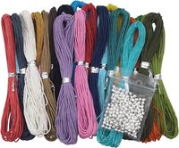 Cordon en coton ciré de haute qualité Corde d'emballage de qualité supérieure pour bijoux Bracelet Bottes de randonnée Lacet
