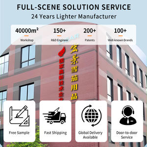 Hongjing Aufblasbarer Zigarrenanzünder Gerade Blaue Flamme Transparenter Kleiner Schweißbrenner Tragbarer Outdoor Windfester Zigarrenanzünder - Product Image 4