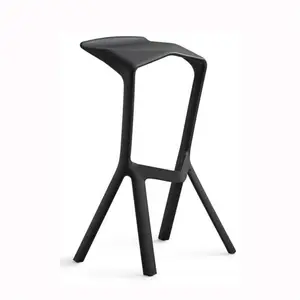 Обеденные стулья для ресторана, пластиковые обеденные стулья, черный полипропиленовый обеденный стул, серые барные стулья для домашнего использования, пластиковые стулья