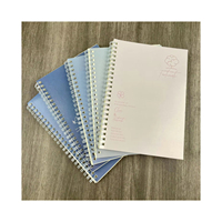 Carnet de notes B5 à spirale personnalisé pour l'école, vente en gros d'usine, fournitures scolaires, logo personnalisé pour étudiants, OEM