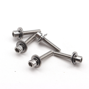 Tornillo Allen de Acero Inoxidable DIN912 con Cabeza Cilíndrica Hexagonal, Rosca Moleteada y Arandela Plana - Product Image 3