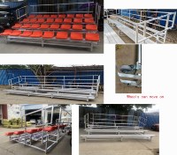 Banquette en aluminium pour le football et le basket-ball