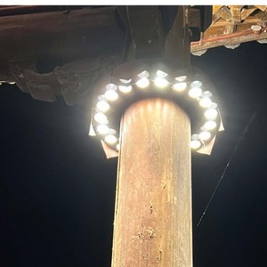 Negro LED Solar Abrazo Árbol Luz Solar Hold Columna Lámpara Anillo Jardín Led Spot Light Ip65 1-3W Paisaje al aire libre Foco - Product Image 5