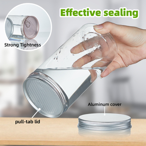 Couvercle jetable en aluminium de 75 mm à ouverture facile avec anneau de traction anti-fuite pour bocaux en PET de qualité alimentaire - Product Image 2