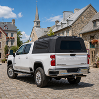 Penutup Bak Truk Universal Anti Air dari Aluminium Alloy, Dapat Disesuaikan, Tugas Berat, Model Camper Shell, Kanopi Keras