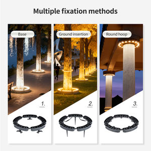 Lampe LED moderne DMX512 RGB blanc chaud P65 étanche pour extérieur, jardin, paysage, en aluminium, pour éclairage d'arbre - Product Image 5