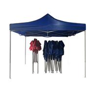 Carpa Plegable Promocional de 3x3 Metros para Interiores, con Impresión Personalizada, para Eventos, Fiestas, Ferias Comerciales, con Logotipo, de una Sola Capa