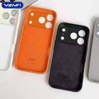 VAWI B158 Coque de téléphone DIY à projection intelligente E-ink pour iPhone 13 14 15 16 17 Pro Max, étui personnalisé avec NFC