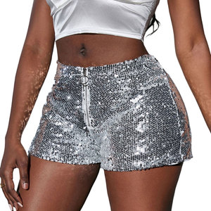 Nuovi Pantaloncini Estivi Sexy a Vita Alta con Paillettes ed Elasticità Elevata, <span class=keywords><strong>Costume</strong></span> da Spettacolo per <span class=keywords><strong>Donna</strong></span>, Pantaloni Casual - Product Image 3