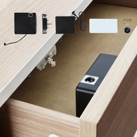 Serrure de tiroir de porte intelligente de luxe à faible consommation d'énergie, quatre piles Aaa