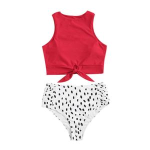 Bikini personnalisé pour femmes grandes tailles avec bas de maillot en V et micro-soutien-gorge imprimé par transfert thermique, séchage rapide, commandes en gros - Product Image 2