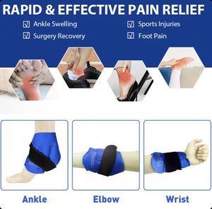 Practical High-quality Customized Cold Therapy Compressed <b>Ice</b> <b>Packs</b> 26 X 16 CM, Suitable for <b>Ankle</b> and Heel Cold Therapy - Product Image 4