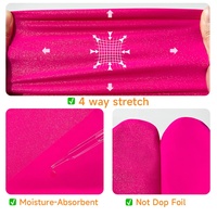 Tissu en nylon/spandex extensible 4 directions, brillant, scintillant, métallique, à séchage rapide, pour maillots de bain, lingerie, justaucorps de danse