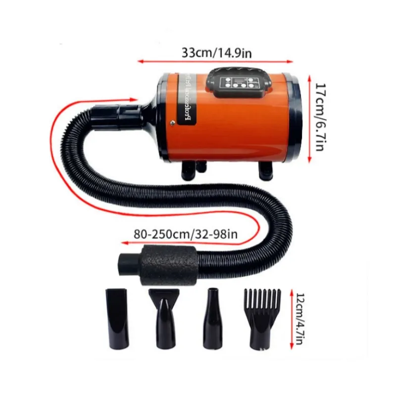 1800w 2000w 2800w Negative ion Pet grooming blower pet hair dryers for dog