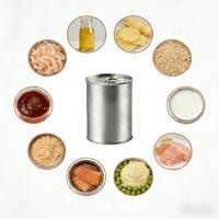 Lata de hojalata para retorta de alta temperatura para pollo, envase vacío, latas de hojalata para enlatado de alimentos