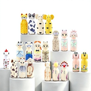 Tazze per Bambini in Acciaio Inox 316 con Isolamento Sottovuoto, Design a Testa di Animale, Antiodore e Antigoccia - Product Image 1