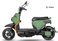 Nouvel Arrivage Vélo Électrique en Acier 800W Sans Balais, Batterie Plomb-Acide 60V 20Ah, 3 Vitesses, Pédales Élargies, Selle Confortable, Frein à Tambour, NFC Intelligent