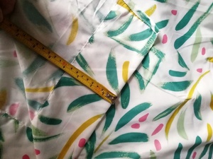 Yellow Flowers and Green <strong>Leaves</strong> Floral Garden Pattern Printed on White, Soft Microfiber <strong>Bedding</strong> (6pcs, Queen Size) - Product Image 4