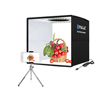 Boîte à lumière portable pour photographie PULUZ en nylon résistant, 40 cm, avec 6 fonds gratuits, boîte de studio photo pliable, boîte à lumière LED