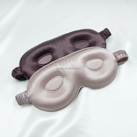Masque de sommeil en soie 100% naturel, Design 3D, 22Momme, vente en gros
