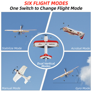 <span class=keywords><strong>Avion</strong></span> RC Radiolink A560 580mm 3D acrobatique à aile fixe, 6 modes, portée de 4 km, moteur brushless, télécommande, prêt à voler (RTF) pour débutants - Product Image 4