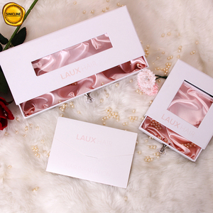 Custom Logo Weave Bundle custom hair extension packaging boxes for Jewelry packaging box with custom print