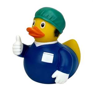 Juguete Promocional de Enfermera, Patito de Goma de PVC Personalizado con Impresión Masiva, Juguetes de Baño con Forma de Doctora o Enfermera, con Diseños de Patrones - Product Image 1