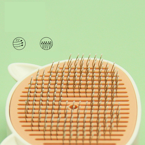 หวีสำหรับสัตว์เลี้ยงแมวหวีดีไซน์น่ารักลบด้วยปุ่มเดียว - Product Image 3