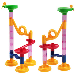 Costruzione DIY in marmo pista da corsa per bambini Maze Ball Roll blocchi educativi giocattoli giochi per bambini - Product Image 6