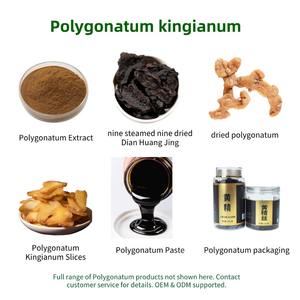 Polygonati Dokuz Kez Buharlanmış AD Kurutulmuş Yunnan Polygonatum Kingianum Karışık Doğal Sağlık Otları Kök Dilimleri Toplu - Product Image 2