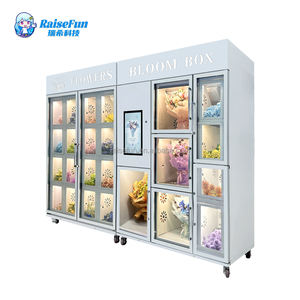 스마트 꽃 자판기 24 시간 셀프 서비스 자동 꽃다발 디스펜서 터치 스크린 다중 지불 시스템 - Product Image 1