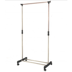 Appendiabiti in Metallo Regolabile Multimisura, Scaffale Porta Abiti Multifunzionale da Terra per Soggiorno - Product Image 6
