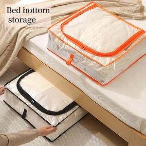 New <b>Large</b> Capacity Clothes Quilt Storage Bag PP Clothes Organizer Bag Moving Luggage Packing Bag with Handle - Product Image 5