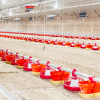 ZZ LM138 Nouveau Mangeoire Automatique en Plastique PP pour Poulets de Chair, Cailles et Volailles
