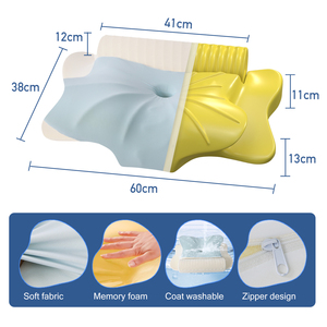 Cuscino in Memory Foam Ipoallergenico 2 in 1 con Fodera Lavabile per Chi Soffre di Allergie - Product Image 2