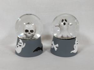 Globi di neve in Polyresin, globi di acqua <span class=keywords><strong>Gufo</strong></span> <span class=keywords><strong>nero</strong></span> di Halloween sulla testa del cranio - Product Image 3