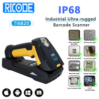 Scanner de codes à barres industriel 433Mhz sans fil BT grande capacité de batterie OEM ODM 2D longue distance de Transmission