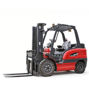 Chariot élévateur 3 tonnes à mât de 5m/6m pour la manutention de grilles métalliques en entrepôt de pièces automobiles - Offre Spéciale - Product Image 5