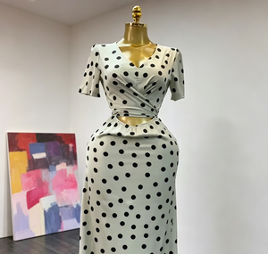 Abito <span class=keywords><strong>Midi</strong></span> Aderente Sexy da Donna, Outfit per Compleanno, Vestito in Rete con Collo Alto Traspirante in <span class=keywords><strong>Cotone</strong></span> per Cocktail - Product Image 3
