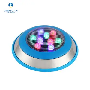 IP68 스테인레스 스틸 소재 24V 6W 9W 12W 18W 24W rgb led 수영장 조명 led 수중 수영장 조명