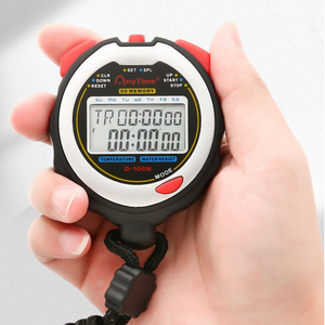 Cronómetro Electrónico Digital Multifunción de Moda con 60 Memorias, Resistente al Agua, Pantalla LCD de 2 Líneas, Temperatura, para Correr, Deportes y Entrenamiento - Product Image 3