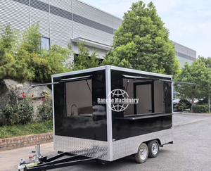 รถขายอาหารเคลื่อนที่แบบกำหนดเองได้ พร้อมอุปกรณ์ครบครัน ตัวถังเหล็กชุบสังกะสี สำหรับขายไอศกรีมและน้ำผลไม้ พร้อมคุณสมบัติป้องกันสนิม - Product Image 1