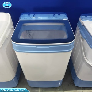 OEM 6kg Hot Sales Household Semi- Automatic Single Tube <b>Washing</b> <b>Machine</b> <b>Top</b> <b>Load</b> Portable Laundry With Dryer User-Friendly <b>Top</b> L - Product Image 1