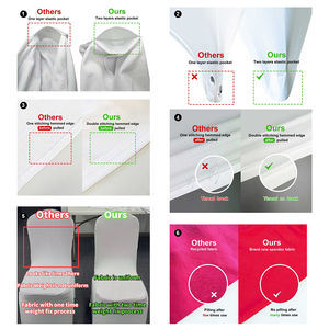 Fabrika doğrudan Spandex yemek streç evrensel sandalye ziyafet olay düğün için X geri kapakları - Product Image 2