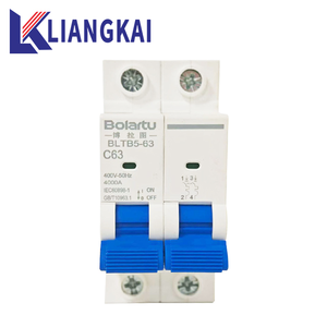 เครื่องตัดวงจรขนาดเล็ก4P สวิตช์แอร์ AC ขนาดเล็ก25A จัดอันดับในปัจจุบันรับประกัน5ปี6kA รางดินประเภท MCB 4.5KA วัสดุทองแดง - Product Image 1