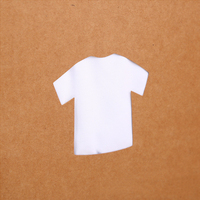 Eco personnalisé t shirt boîte d'emballage paquet papier kraft t-shirt boîte d'emballage enveloppe document pochette forme pour t-shirt vêtements