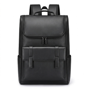 Sac à dos pour ordinateur portable en polyester grande capacité pour homme, fermeture éclair, léger, imperméable, décontracté, pour les trajets quotidiens et les voyages - Product Image 1