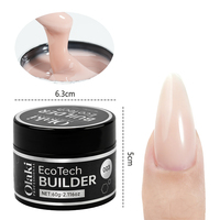 Formule Ultime Sûre Anti-Jaunissement Clarté Optimale Durcissement Sans Chaleur Auto-nivelant Extension Facile des Ongles Gel Constructeur Dur et Flexible 60ml